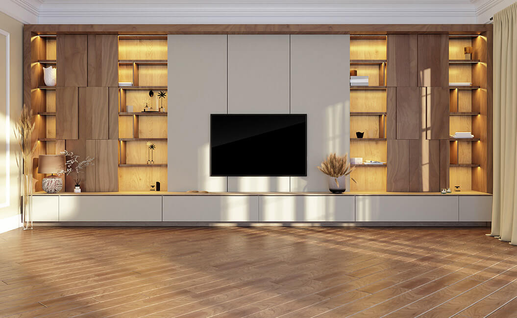 Custom TV Units & Media Walls in Dubai
