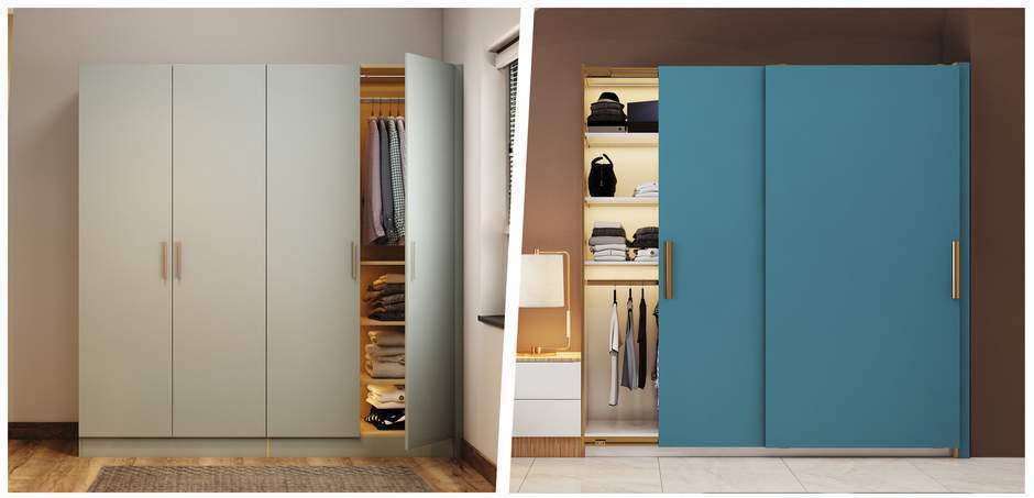 Sliding Door vs Hinged Door Wardrobes